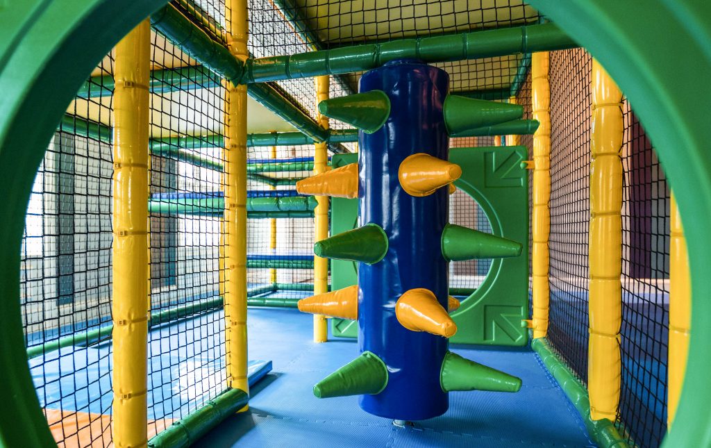 Children's indoor playground TREAD Cushion flooring Pliteq TREAD